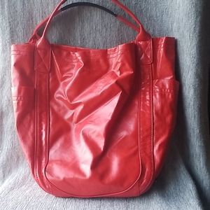 Red Gap bag, pleather